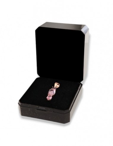Ciondolo Argento Rosato Punto Luce Pietre Rosa [2bb7ce72]