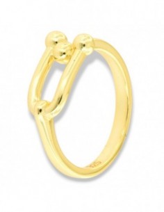 Anello Argento Dorato [70cf330f]