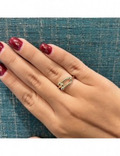 Anello Argento Dorato [70cf330f] 2