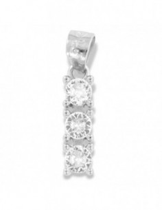 Ciondolo Argento Rodiato Punto Luce Trilogy 3MM [26235402]