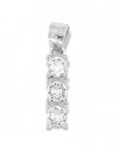 Ciondolo Argento Rodiato Punto Luce Trilogy 3MM [26235402]