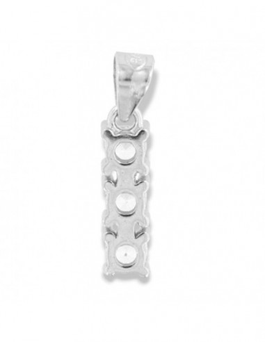 Ciondolo Argento Rodiato Punto Luce Trilogy 3MM [6d09a93c]