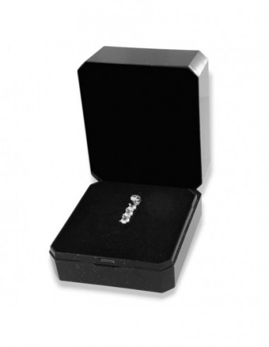 Ciondolo Argento Rodiato Punto Luce Trilogy 3MM [da146838]