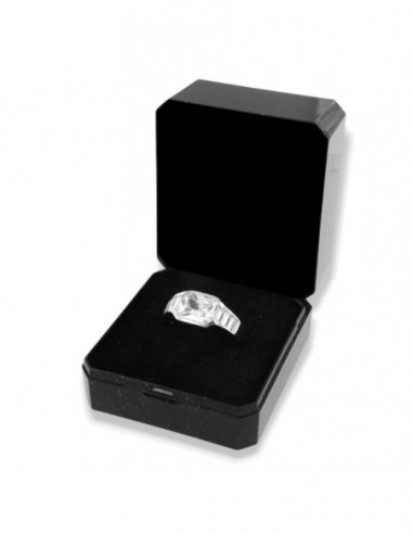 Anello Argento Rodiato Chevalier Zirconi Bianchi [aa3224a9]