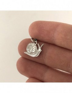 Ciondolo Argento Rodiato Lumaca [d85d9d5e] 2