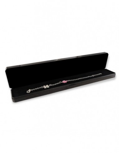 Bracciale Argento Rodiato Neonato Dinosauro Rosa [e38af628]