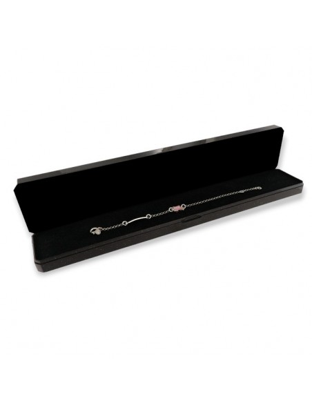 Bracciale Argento Rodiato Neonato Orsetto Piastra Centrale [ff38942f]
