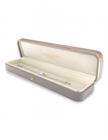 Bracciale Oro Bianco Neonato Piastra Centrale [ffd87b9a]