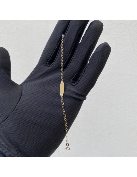 Bracciale Oro Giallo Neonato Piastra Centrale [f5d1ecc4]