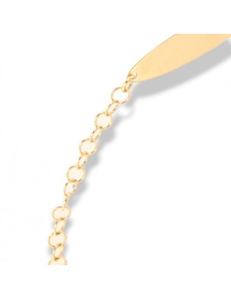 Bracciale Oro Giallo Neonato Piastra Centrale [42cc2dc0]
