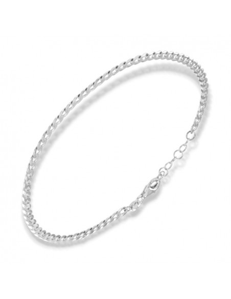 Bracciale Argento Rodiato Grumetta Sfaccettata [df9def0e]
