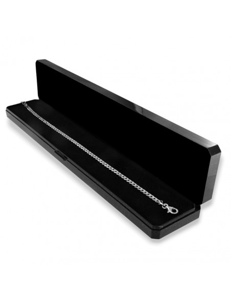 Bracciale Argento Rodiato Grumetta Sfaccettata [e716cbd2]