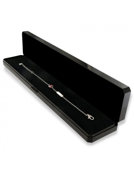 Bracciale Argento Rodiato Neonato Piastra Farfalla [47ec59c8]