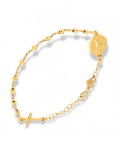 Bracciale Argento Dorato Rosario [de785f9f]