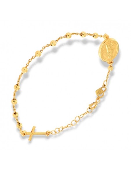 Bracciale Argento Dorato Rosario [de785f9f]
