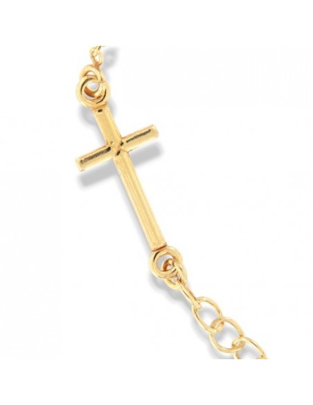 Bracciale Argento Dorato Rosario [a022b2c3]