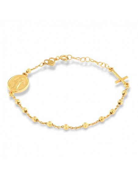 Bracciale Argento Dorato Rosario [173f73c7]
