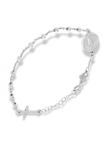 Bracciale Argento Rodiato Rosario [91e5fa56]