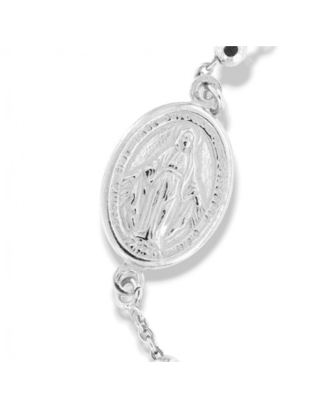 Bracciale Argento Rodiato Rosario [9a79cb3d]