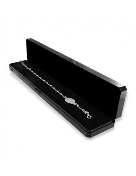 Bracciale Argento Rodiato Rosario [460fcf2e]