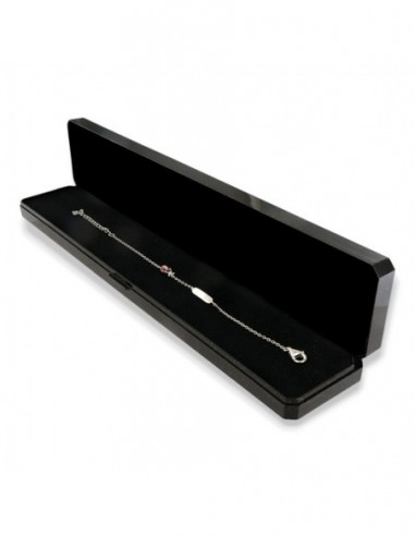 Bracciale Argento Rodiato Neonato Piastra Coccinella Zirconi Bianchi [4fbe291b]