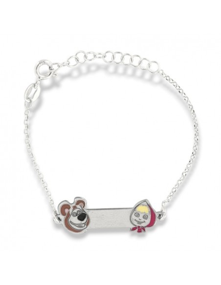 Bracciale Argento Rodiato Neonato Orso [4cf74406]