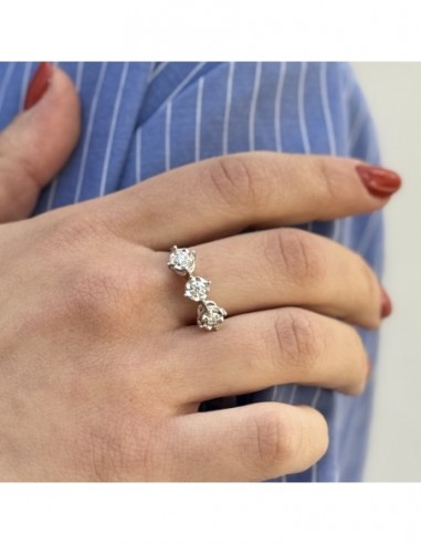 Anello Oro Bianco Trilogy Illusion 0,09 Mis 2 [4b92ae7b]