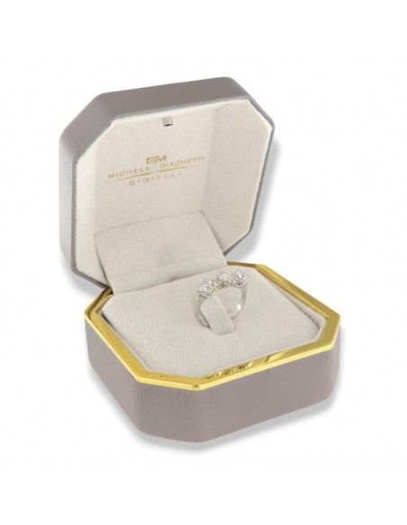 Anello Oro Bianco Trilogy Illusion 0,09 Mis 2 [20f96b6c]