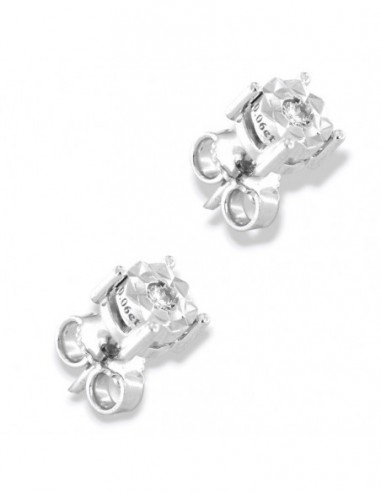 Orecchini Oro Bianco Diamanti 0,06 Illusion Mis 2 [4309a0cb]