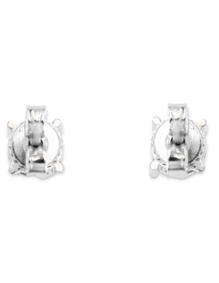 Orecchini Oro Bianco Diamanti 0,06 Illusion Mis 2 [4659e7d5]