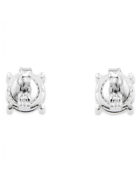 Orecchini Oro Bianco Diamanti 0,08 Illusion Mis 3 [c1f53fd4]