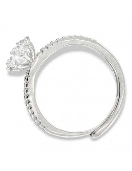 Anello Argento Rodiato Solitario 5MM [09b7178d]