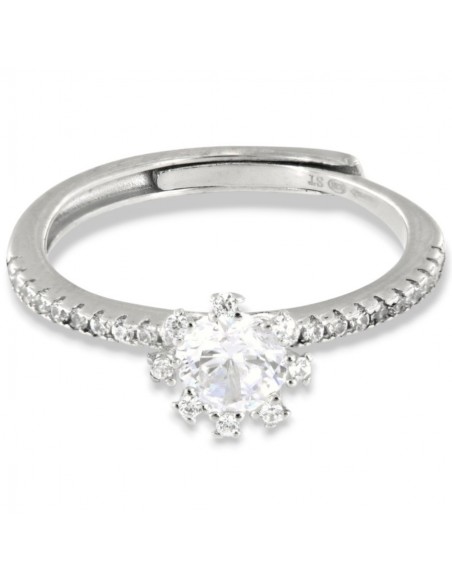 Anello Argento Rodiato Solitario 5MM [d0915480]