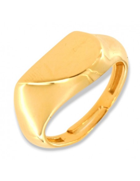 Anello Argento Dorato Cuore Metà Destra [1d6cc12f]