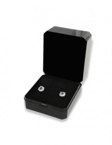 Orecchini Argento Rodiato Punto Luce Magic Blu 3MM [c78973fa]