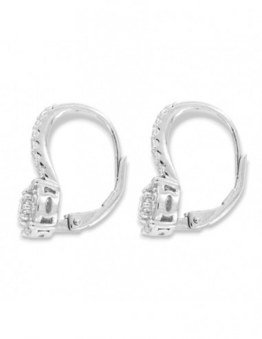 Orecchini Argento Rodiato Monachina Magic Zirconi Bianchi [9d9c2dc5]