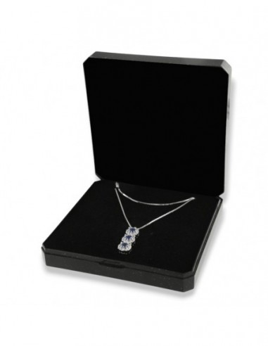 Collana Argento Rodiato Trilogy Magic Blu 4MM [a23ddda7]