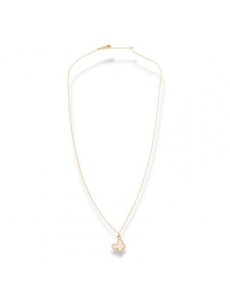 Collana Oro Giallo Farfalla Madreperla Bianca [1f706d1c]
