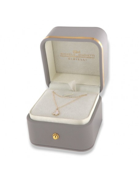 Collana Oro Giallo Farfalla Madreperla Bianca [a86dac18]