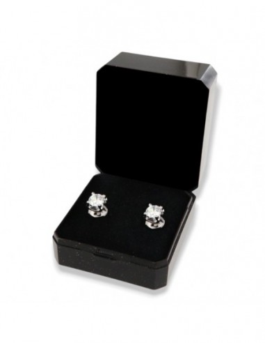 Orecchini Argento Rodiato Punto Luce Zircone 6MM [bf896a17]