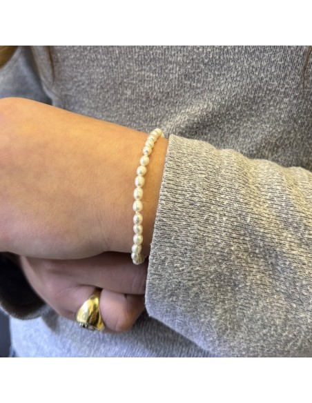 Bracciale Perle Naturali Chiusura Oro Giallo [51a5af49]