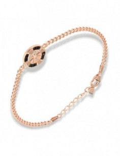 Bracciale Argento Rosato Rosa Dei Venti Grumetta [72be2105]