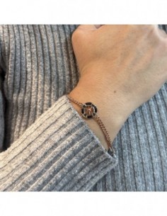 Bracciale Argento Rosato Rosa Dei Venti Grumetta [72be2105] 2