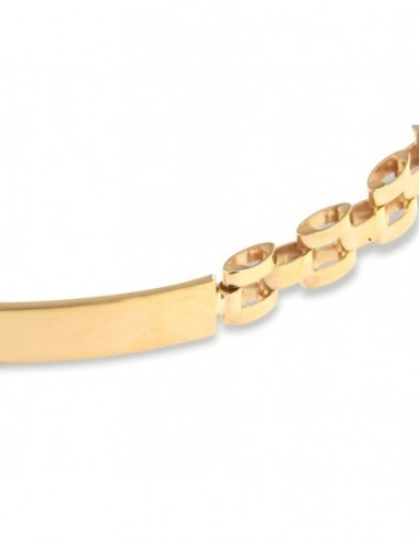 Bracciale Argento Dorato Piastra Centrale Jubilee [47791ec3]