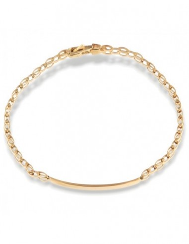 Bracciale Argento Dorato Piastra Centrale Jubilee [f53498d9]