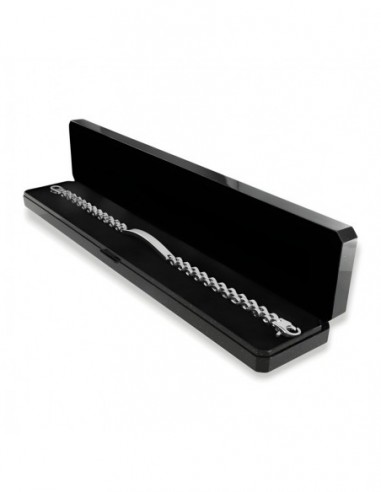 Bracciale Argento Rodiato Piastra Centrale Jubilee [abbe03d5]