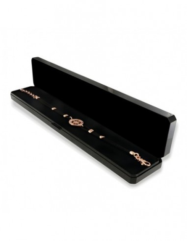 Bracciale Argento Rosato Rosa Dei Venti Laccio Nero [7da059a6]