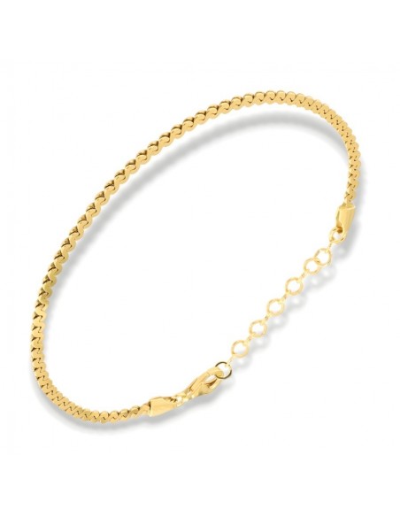 Bracciale Argento Dorato Intrecciato [c5a3e001]
