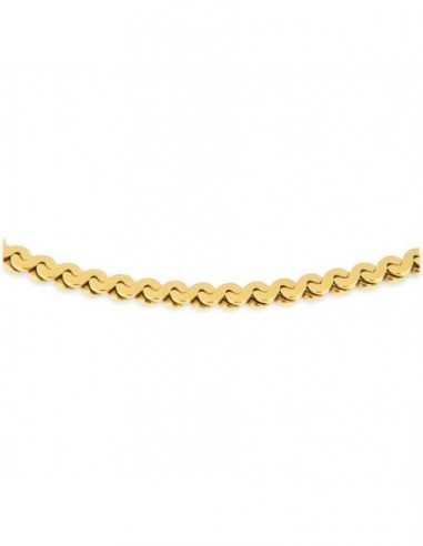 Bracciale Argento Dorato Intrecciato [19fddc7e]