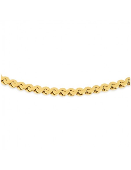 Bracciale Argento Dorato Intrecciato [19fddc7e]
